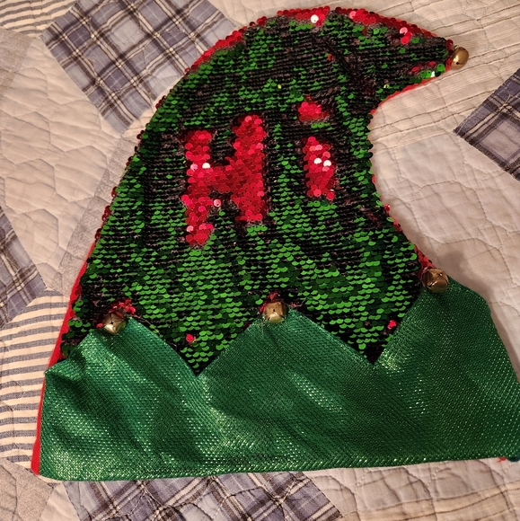 Sequined Elf Hat - Picture 3 of 5